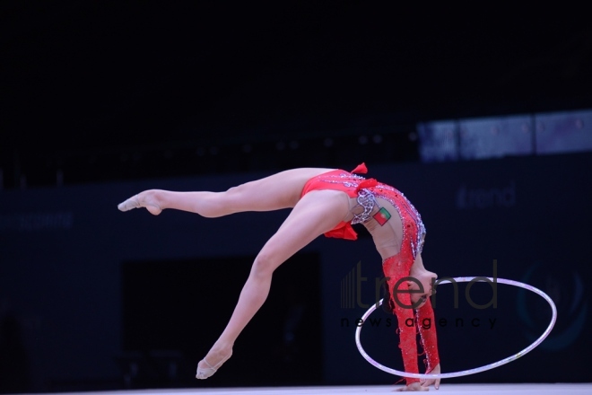 Bədii gimnastika üzrə Dünya Kuboku yarışlarında ən yaxşı məqamlar. Azərbaycan, Bakı, 28 aprel, 2017