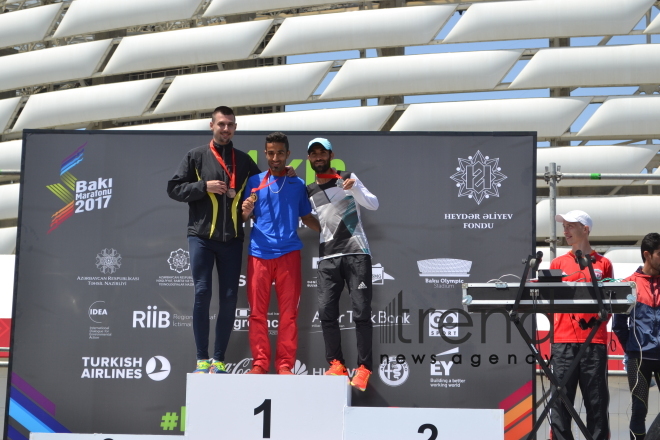 Heydər Əliyev Fondunun təşəbbüsü ilə  keçirilən "Bakı Marafonu 2017". Azərbaycan, Bakı, 30 aprel, 2017