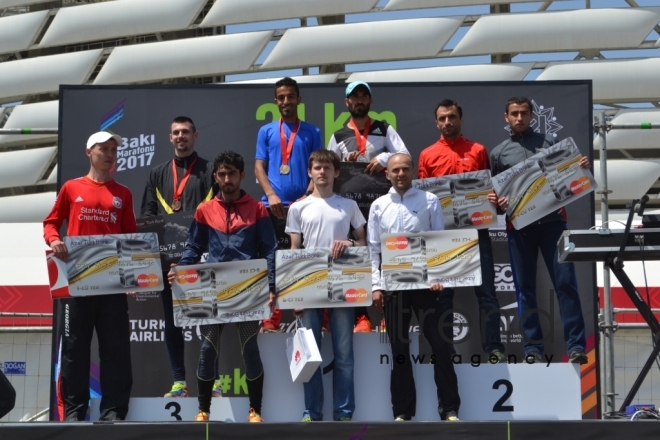 Heydər Əliyev Fondunun təşəbbüsü ilə  keçirilən "Bakı Marafonu 2017". Azərbaycan, Bakı, 30 aprel, 2017