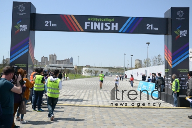 Heydər Əliyev Fondunun təşəbbüsü ilə  keçirilən "Bakı Marafonu 2017". Azərbaycan, Bakı, 30 aprel, 2017