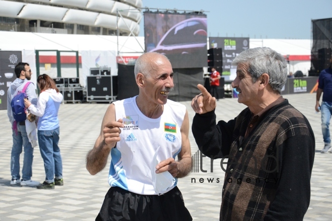 Heydər Əliyev Fondunun təşəbbüsü ilə  keçirilən "Bakı Marafonu 2017". Azərbaycan, Bakı, 30 aprel, 2017