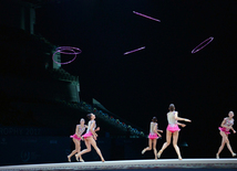 Третий день соревнований Кубка мира по художественной гимнастике в Баку