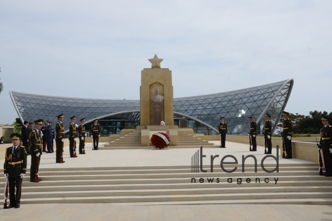 Azerbaijan celebrating Victory Day. Baku, 9th may, 2017