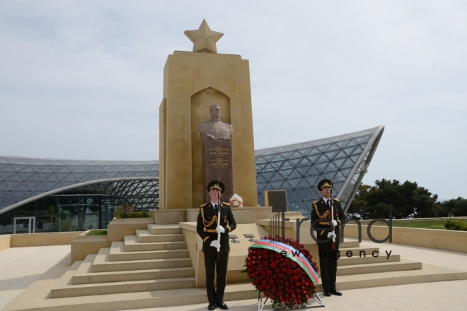 Azerbaijan celebrating Victory Day. Baku, 9th may, 2017