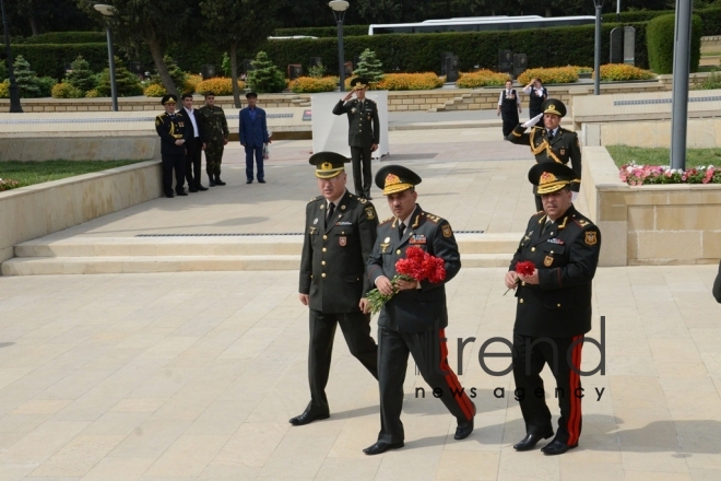 Azerbaijan celebrating Victory Day. Baku, 9th may, 2017