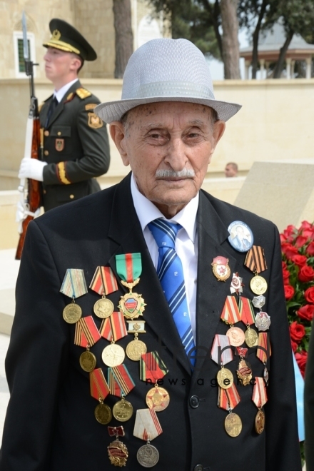 Azerbaijan celebrating Victory Day. Baku, 9th may, 2017