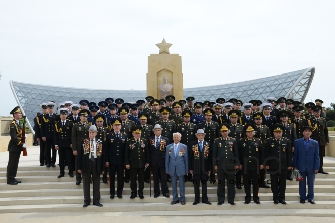 Azerbaijan celebrating Victory Day. Baku, 9th may, 2017