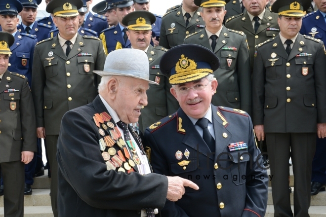 Azerbaijan celebrating Victory Day. Baku, 9th may, 2017