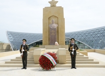 Azerbaijan celebrating Victory Day.