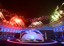 Opening ceremony of Baku 2017 Islamic Solidarity Games.