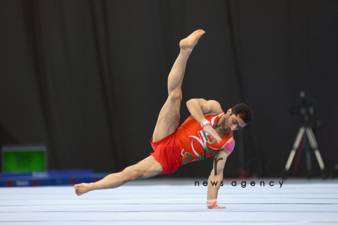 İslamiadada bədii gimnastika üzrə yarışların ikinci günü. Azərbaycan, Bakı, 13 may 2017