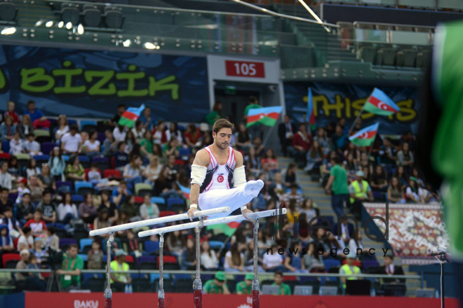 İslamiadada bədii gimnastika üzrə yarışların ikinci günü. Azərbaycan, Bakı, 13 may 2017