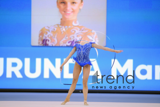 Day 2 of rhythmic gymnastics at Baku 2017. Azerbaijan, Baku, 13 may, 2017