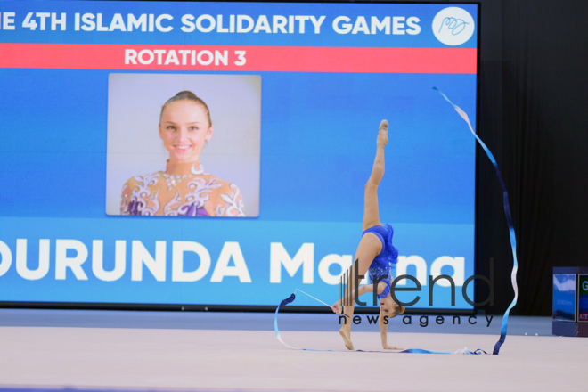 İslamiadada bədii gimnastika üzrə yarışların ikinci günü. Azərbaycan, Bakı, 13 may 2017