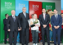 Bü gün IV İslam Həmrəyliyi Oyunlarında. Azərbaycan, Bakı, 16 may, 2017