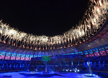  Bakı Olimpiya Stadionunda IV İslam Həmrəyliyi Oyunlarının bağlanış mərasimi.