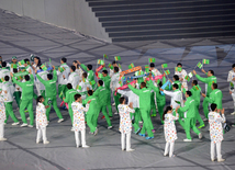  Bakı Olimpiya Stadionunda IV İslam Həmrəyliyi Oyunlarının bağlanış mərasimi.