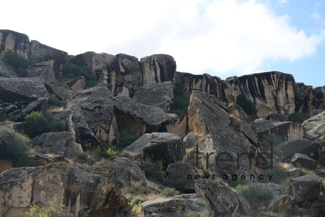 Gobustan State Historical and Artistic Reserve marks the 50th anniversary of its establishment and the 10th anniversary of its inclusion in the UNESCO World Heritage List. Azerbaijan, June 13th, 2017
