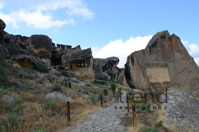 Gobustan State Historical and Artistic Reserve marks the 50th anniversary of its establishment and the 10th anniversary of its inclusion in the UNESCO World Heritage List. Azerbaijan, June 13th, 2017
