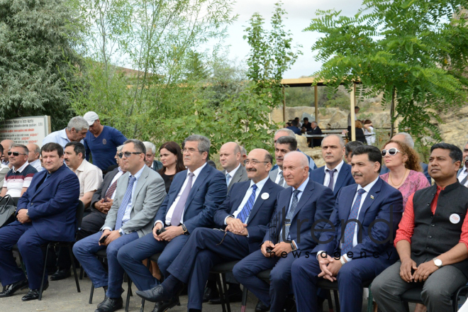 Gobustan State Historical and Artistic Reserve marks the 50th anniversary of its establishment and the 10th anniversary of its inclusion in the UNESCO World Heritage List. Azerbaijan, June 13th, 2017
