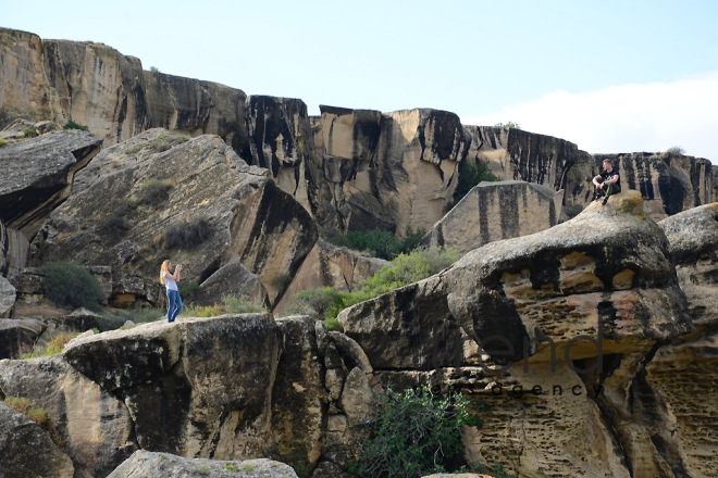 Gobustan State Historical and Artistic Reserve marks the 50th anniversary of its establishment and the 10th anniversary of its inclusion in the UNESCO World Heritage List. Azerbaijan, June 13th, 2017
