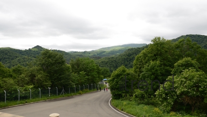 Lake Goygyol is the pearl of the Goygyol National Park. Azerbaijan, 21st of june, 2017