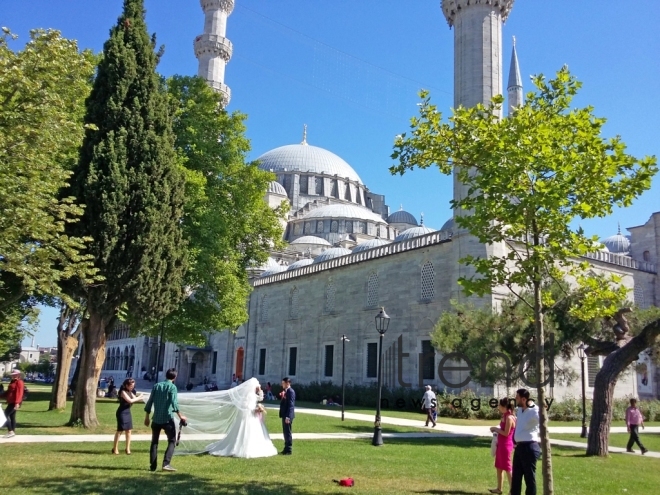 Suleymaniye - the largest mosque in Istanbul. Turkey, 10 July, 2017