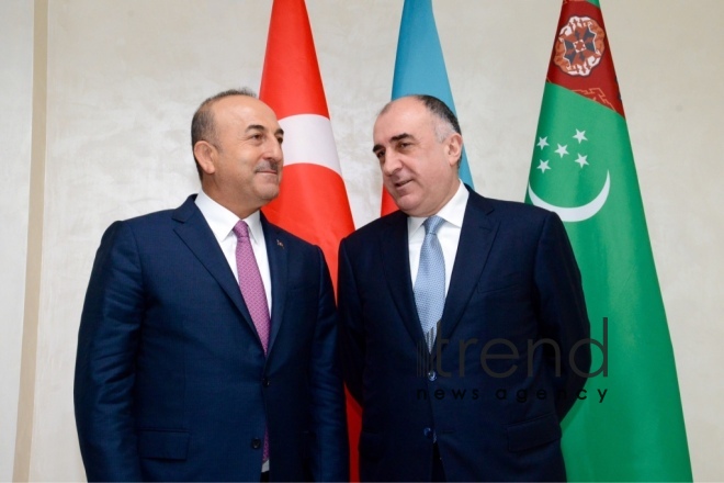 Azerbaijani, Turkmen, Turkish FMs mull preparation for summit of presidents. Azerbaijan, Baku, July 19, 2017