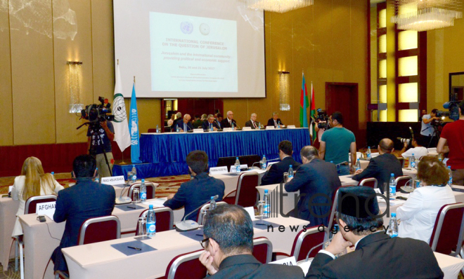 International conference on the question of Jerusalem. Azerbaijan, Baku, july 20, 2017