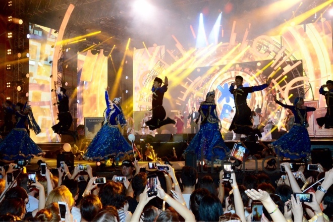 Bakida keçirilən "Jara-2017" musiqi festivalının birinci günü. Azərbaycan, 27 iyul, 2017