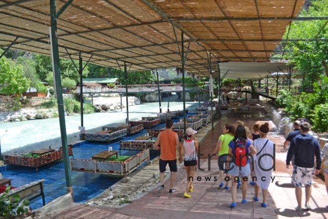 Saklıkent kanyonu Avropanın ən uzun və dərin dağ dərəsidir. Türkiyə, Muğla, 5 avqust, 2017