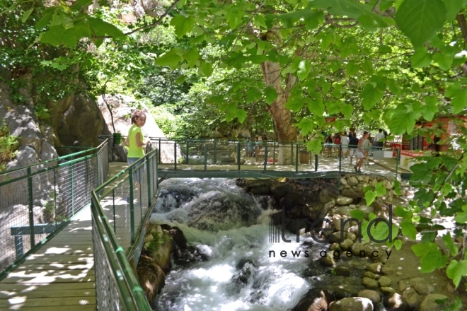 Saklikent - the second longest and deepest gorge in Europe. Turkey. Mugla, august 5 , 2017