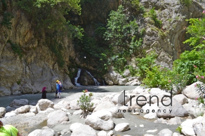 Saklikent - the second longest and deepest gorge in Europe. Turkey. Mugla, august 5 , 2017