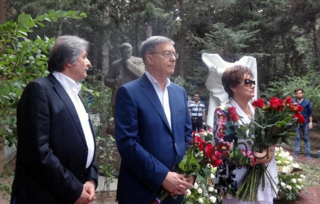 Legendary singer and composer Muslim Magomayev was commemorated in the Alley of Honor in Baku. Azərbaycan, 17 avqust, 2017