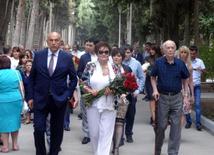 Legendary singer and composer Muslim Magomayev was commemorated in the Alley of Honor in Baku