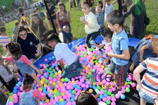 Heydar Aliyev Center arranges grand festival for Baku residents. Azerbaijan, Baku, august 28, 2017