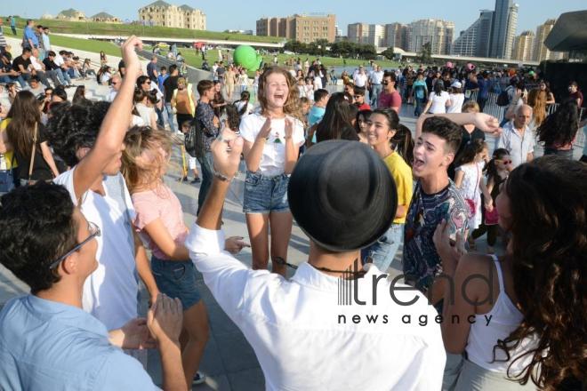 Heydar Aliyev Center arranges grand festival for Baku residents. Azerbaijan, Baku, august 28, 2017