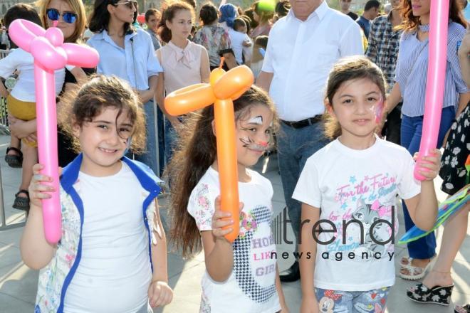 Heydar Aliyev Center arranges grand festival for Baku residents. Azerbaijan, Baku, august 28, 2017