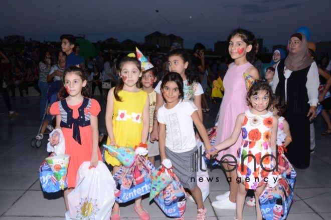 Heydar Aliyev Center arranges grand festival for Baku residents. Azerbaijan, Baku, august 28, 2017