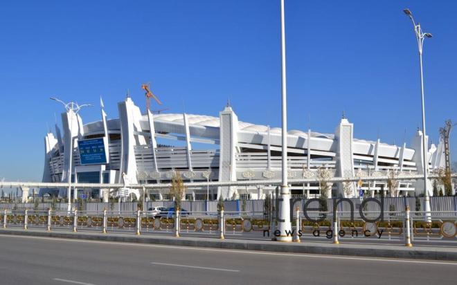 Ашхабад готовится к V Азиатским играм в закрытых помещениях и по боевым искусствам. Азербайджан, Баку, 9 сентября 2017
