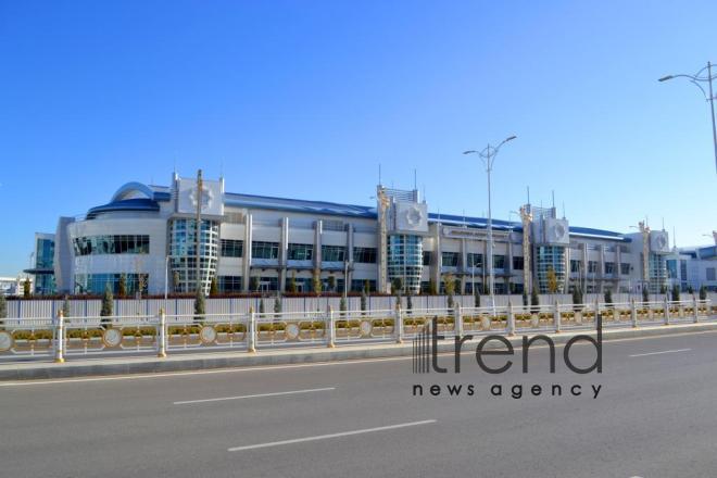 Ашхабад готовится к V Азиатским играм в закрытых помещениях и по боевым искусствам. Азербайджан, Баку, 9 сентября 2017
