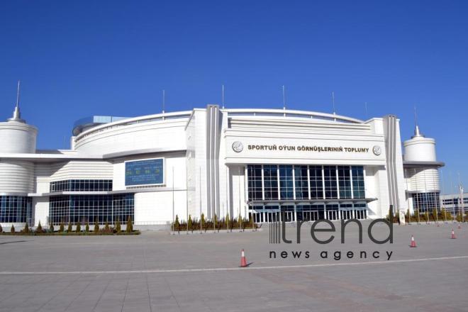 Ашхабад готовится к V Азиатским играм в закрытых помещениях и по боевым искусствам. Азербайджан, Баку, 9 сентября 2017
