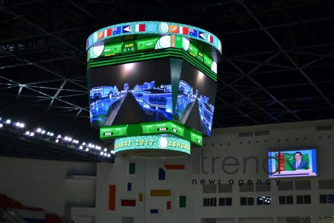 Ашхабад готовится к V Азиатским играм в закрытых помещениях и по боевым искусствам. Азербайджан, Баку, 9 сентября 2017
