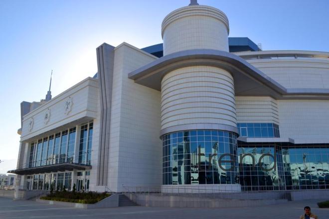 Ашхабад готовится к V Азиатским играм в закрытых помещениях и по боевым искусствам. Азербайджан, Баку, 9 сентября 2017
