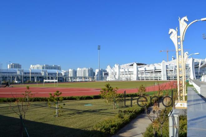 Ашхабад готовится к V Азиатским играм в закрытых помещениях и по боевым искусствам. Азербайджан, Баку, 9 сентября 2017
