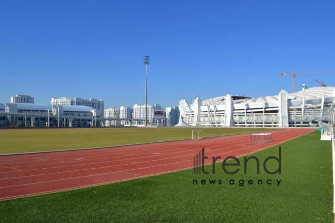 Ашхабад готовится к V Азиатским играм в закрытых помещениях и по боевым искусствам. Азербайджан, Баку, 9 сентября 2017
