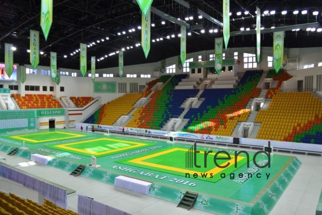 Ашхабад готовится к V Азиатским играм в закрытых помещениях и по боевым искусствам. Азербайджан, Баку, 9 сентября 2017
