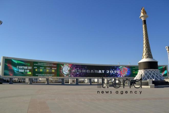 Ashgabat is preparing to host the V Asian Indoor and Martial Arts Games. Azerbaijan, Baku, september 9, 2017