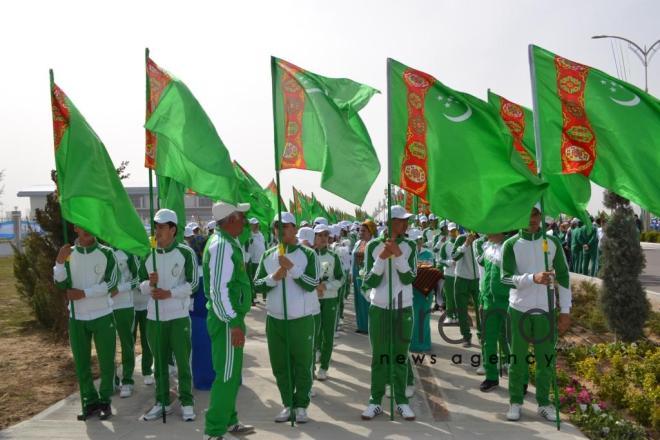 Ашхабад готовится к V Азиатским играм в закрытых помещениях и по боевым искусствам. Азербайджан, Баку, 9 сентября 2017
