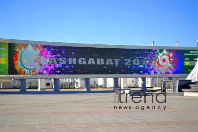 Ашхабад готовится к V Азиатским играм в закрытых помещениях и по боевым искусствам. Азербайджан, Баку, 9 сентября 2017
